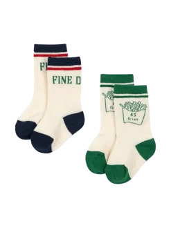 2 Pack Rib Fries Socks