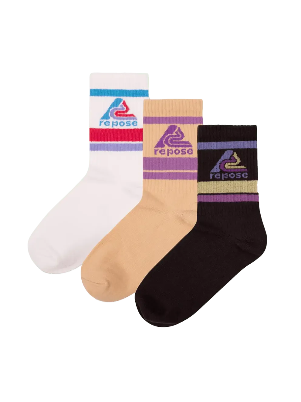 3-pack sporty socks