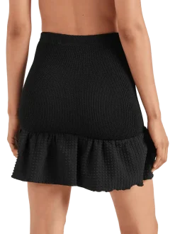 Peplum Mini Skirt
