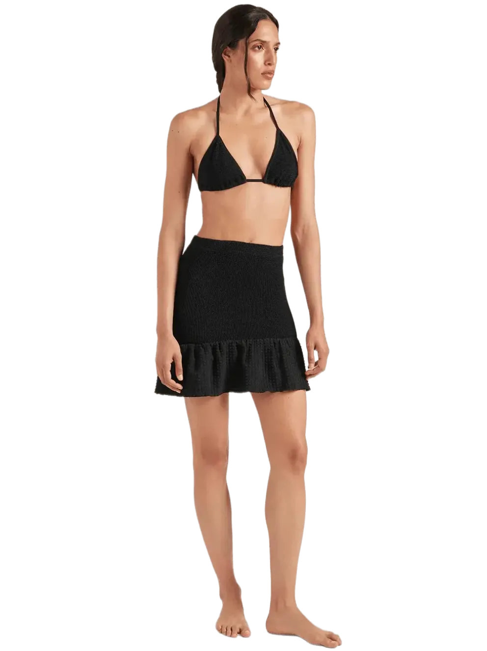 Peplum Mini Skirt