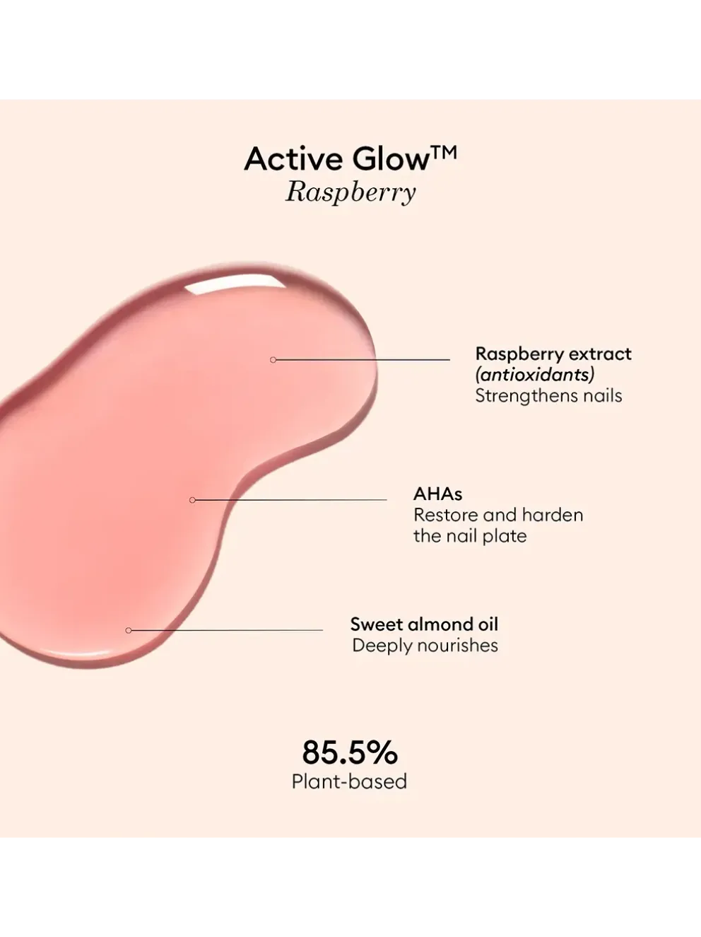 Pielęgnacyjny lakier do paznokci Active Glow