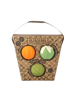 Piłki sensoryczne z kauczuku Veggie Soup