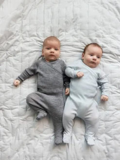 Śpioszki niemowlęce merino Rubetta Rib