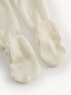 Śpioszki niemowlęce merino Rubetta Rib