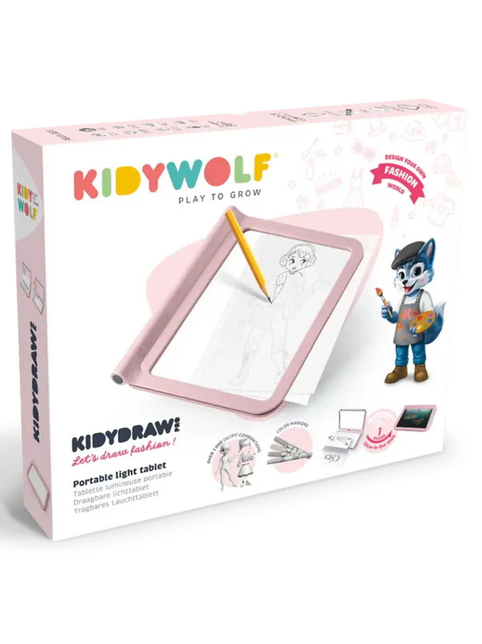 Podświetlany tablet do nauki rysowania mody