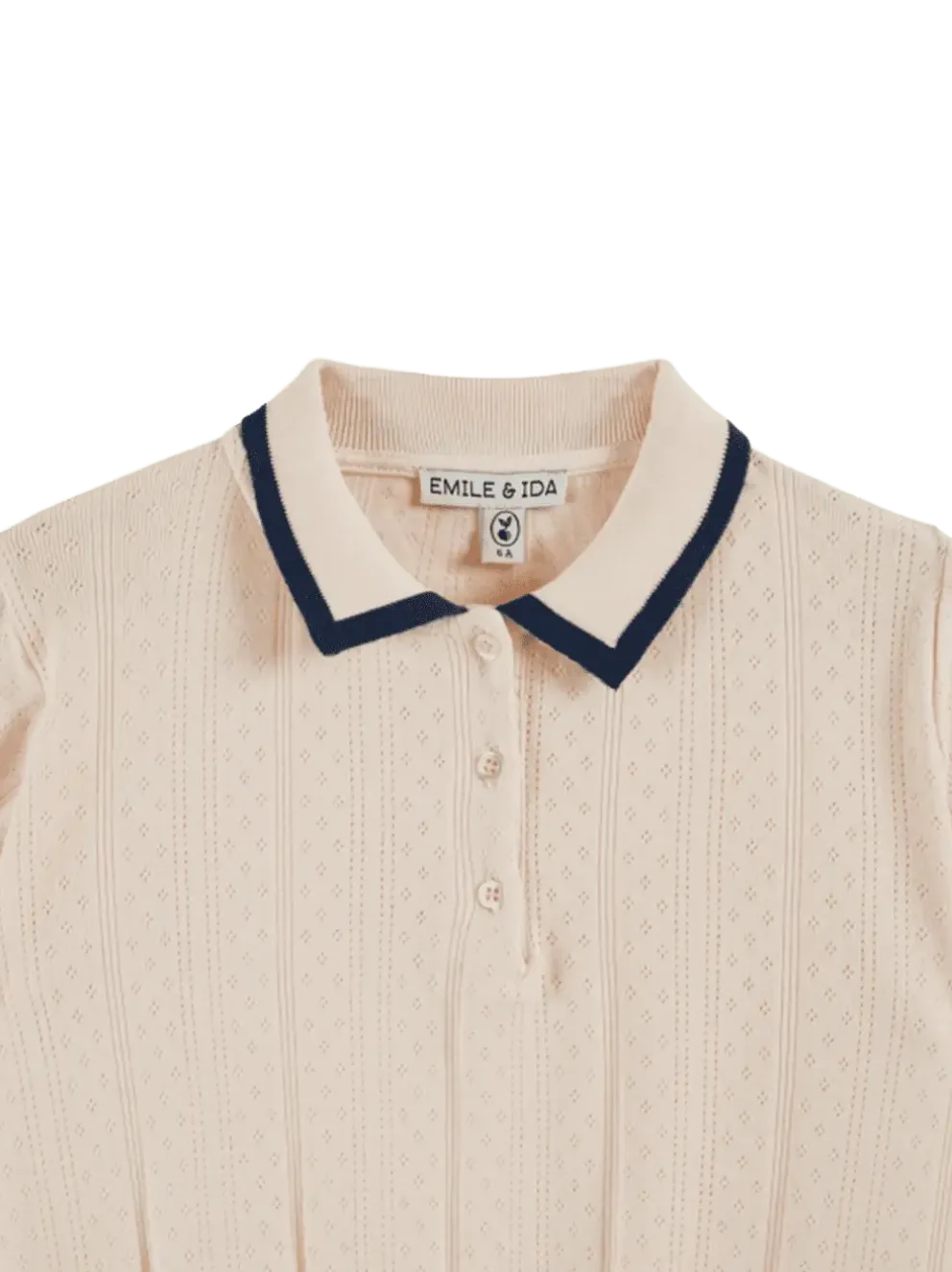 Pointelle Polo