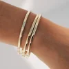 Pozłacana bransoletka To The Moon And Back Bangle