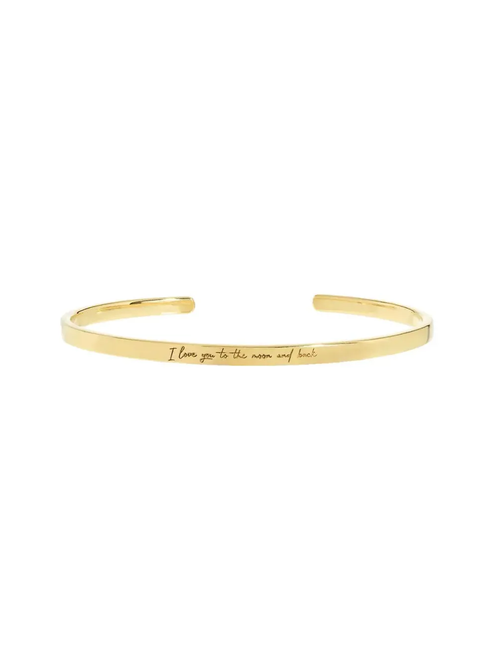 Pozłacana bransoletka To The Moon And Back Bangle
