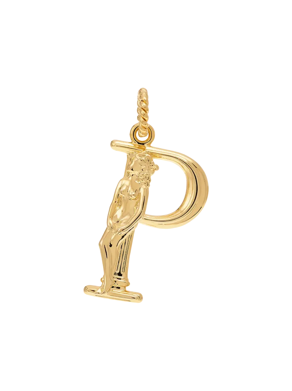 Pozłacana zawieszka Initial Muse Necklace Charm