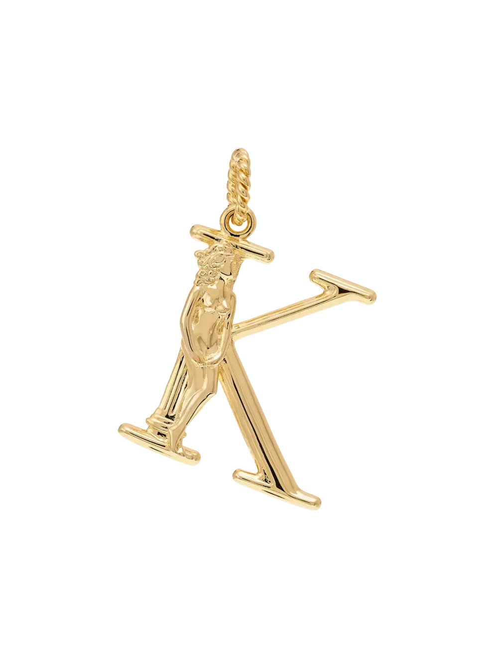 Pozłacana zawieszka Initial Muse Necklace Charm
