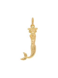 Pozłacana zawieszka Initial Muse Necklace Charm