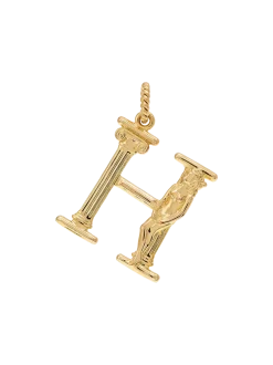 Pozłacana zawieszka Initial Muse Necklace Charm
