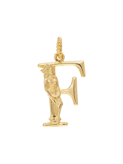 Pozłacana zawieszka Initial Muse Necklace Charm