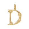 Pozłacana zawieszka Initial Muse Necklace Charm