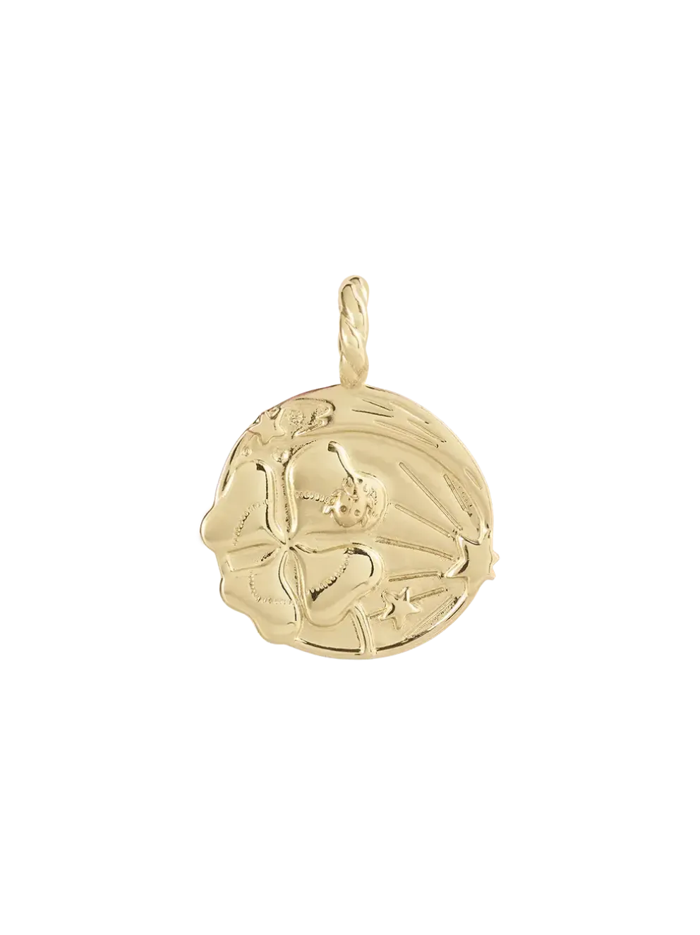 Pozłacana zawieszka Memorable Charm Luck