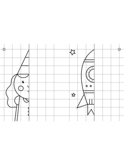 Przerysuj. Lustrzane rysowanie dla najmłodszych
