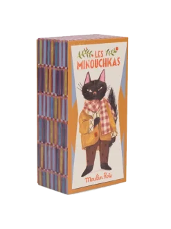 Przytulanka retro w ozdobnym pudełku Les Minouchkas