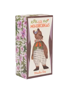 Przytulanka retro w ozdobnym pudełku Les Minouchkas