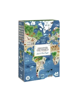 puzzle 200 elementów Odkryj Świat