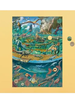 Puzzle i gra obserwacyjna Age of dinosaurs