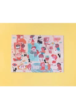 Puzzle kieszonkowe dla dzieci Cats & Dogs