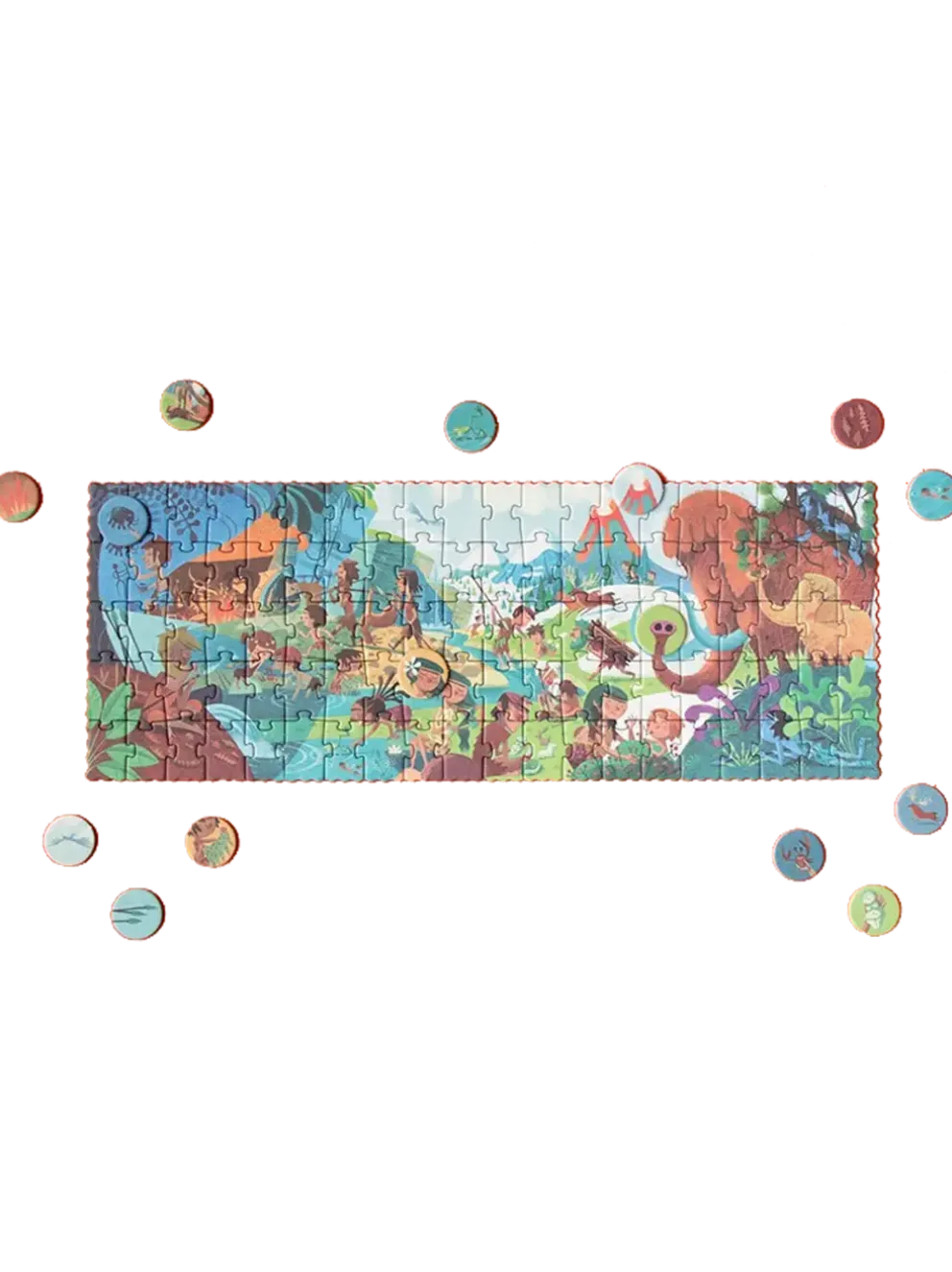Puzzle kieszonkowe z grą obserwacyjną Mamut