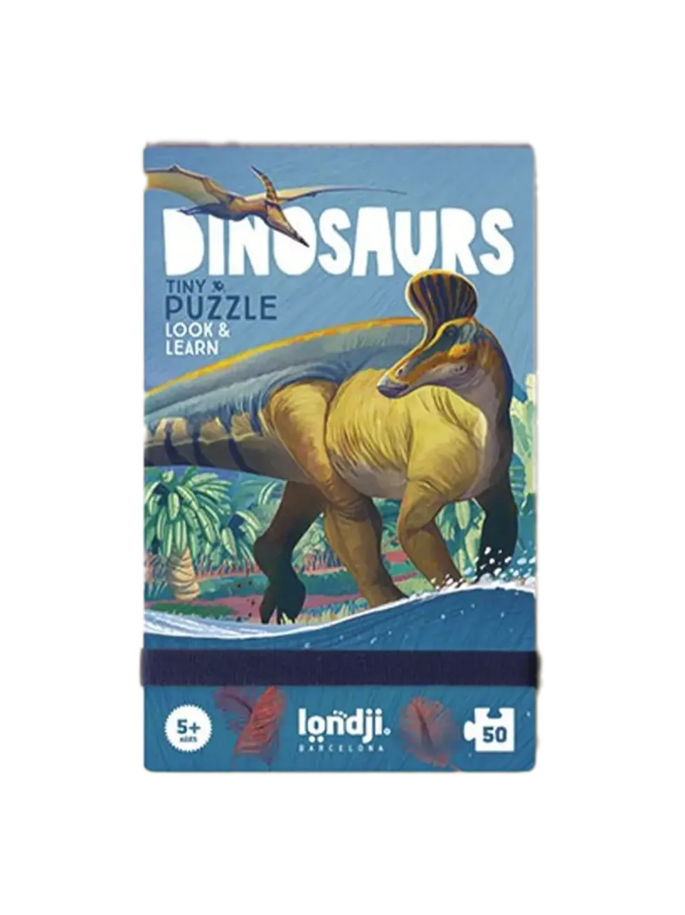 Puzzle kieszonkowe z grą obserwacyjną Dinozaury