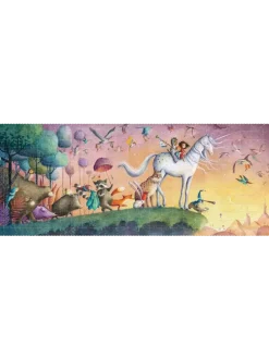 Puzzle z brokatem