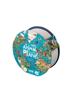 Puzzle z grą obserwacyjną Animal Planet