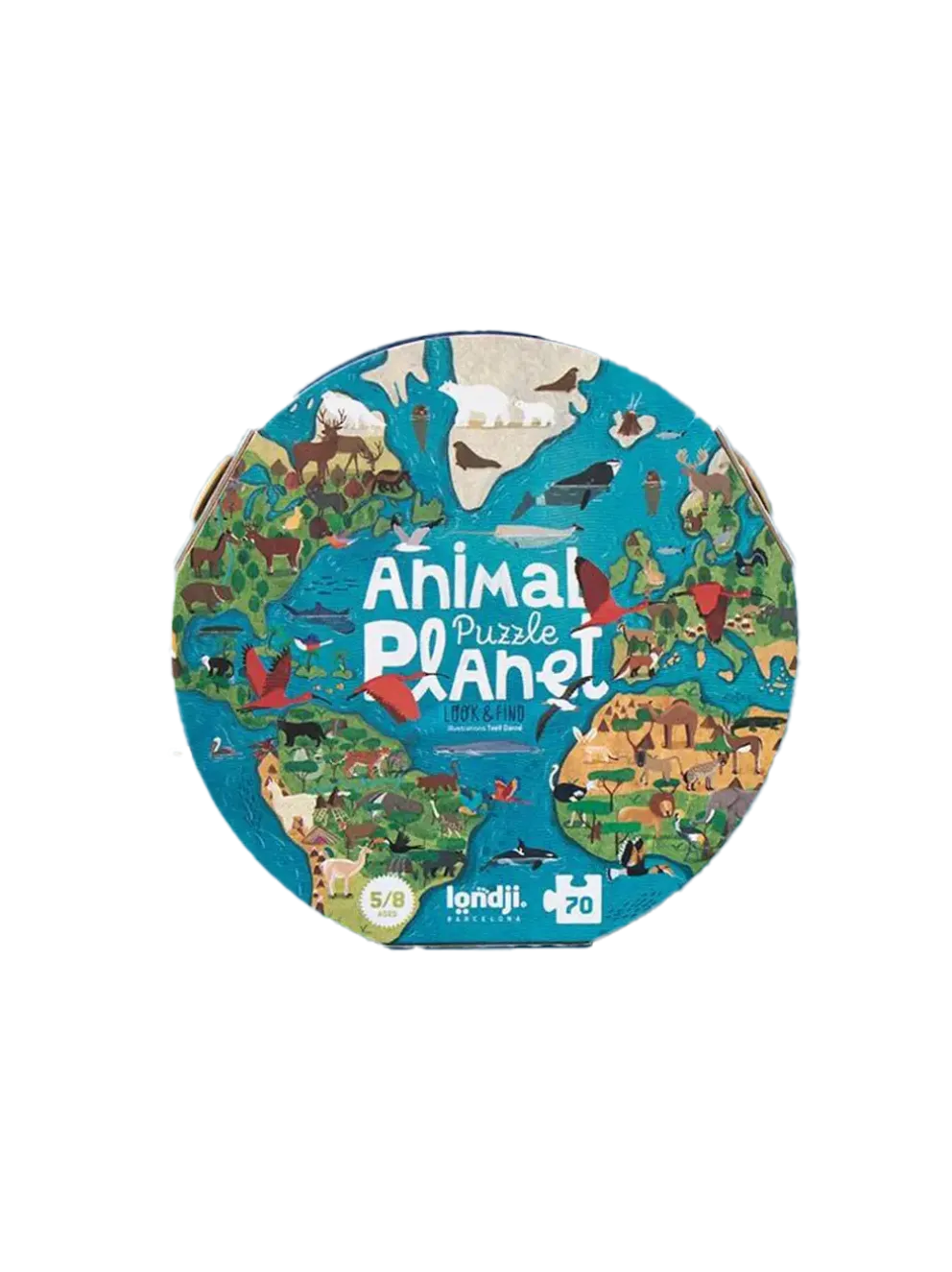 Puzzle z grą obserwacyjną Animal Planet