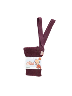 rajstopy z organicznej bawełny z szelkami w stylu vintage