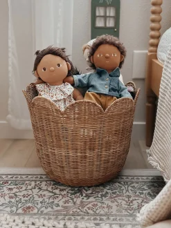 Rattanowy kosz na zabawki Tulip Basket