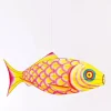 Ręcznie malowany lampion z jedwabiu Small Carp