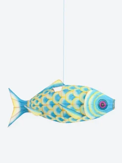 Ręcznie malowany lampion z jedwabiu Small Carp