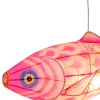 Ręcznie malowany lampion z jedwabiu Large Carp