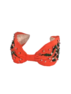 Ręcznie zdobiona opaska