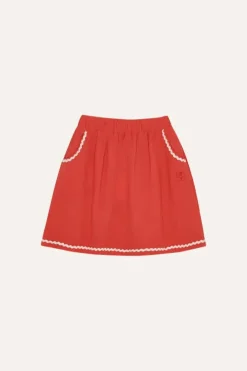 Red Bambula Skirt