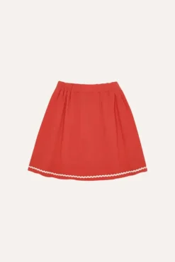 Red Bambula Skirt