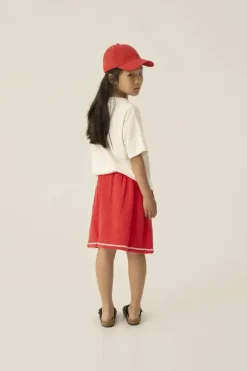 Red Bambula Skirt
