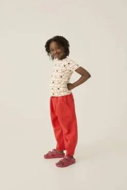 Red Washed Trousers
