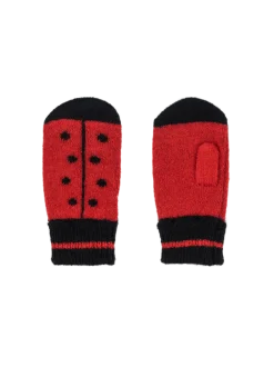 Rękawiczki merino Ladybug mittens
