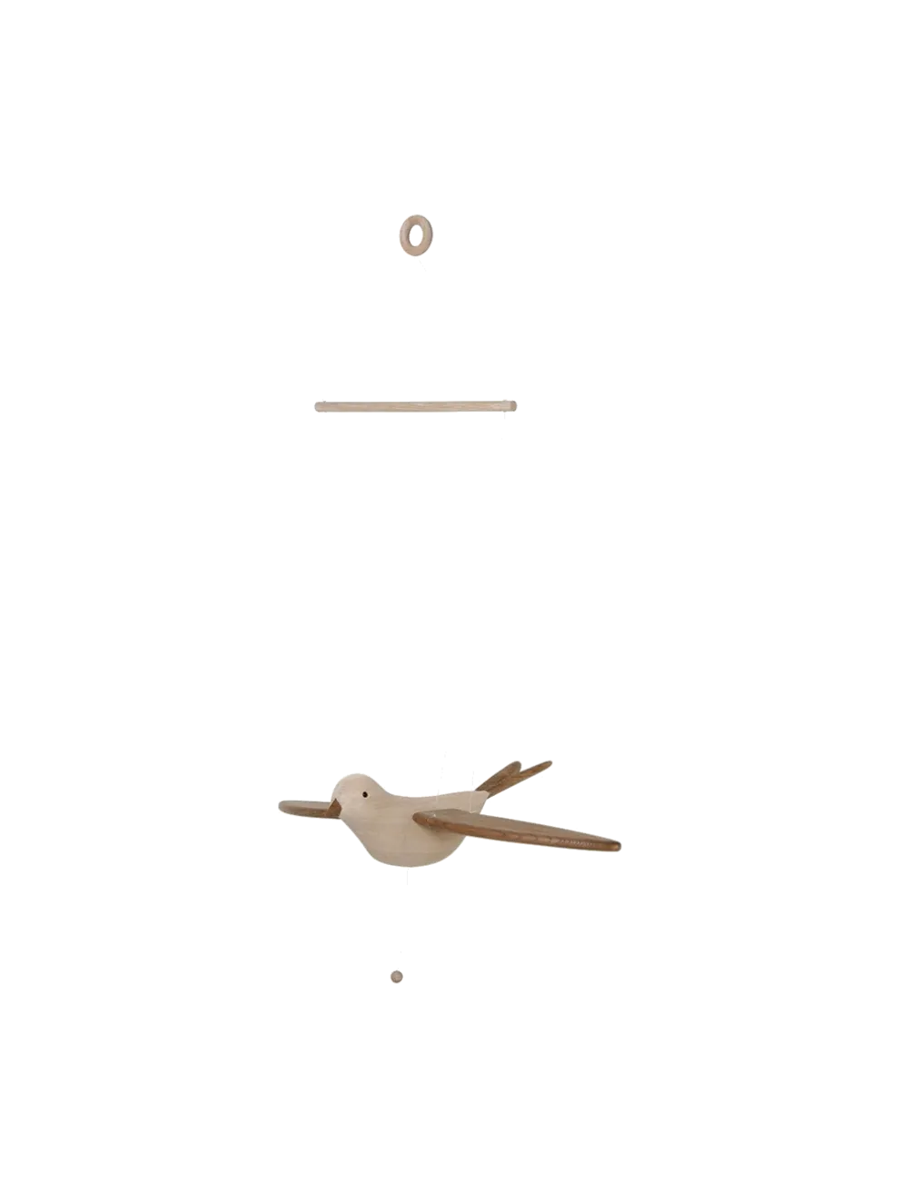 Ruchomy mobil drewniany ptak Koko Bird