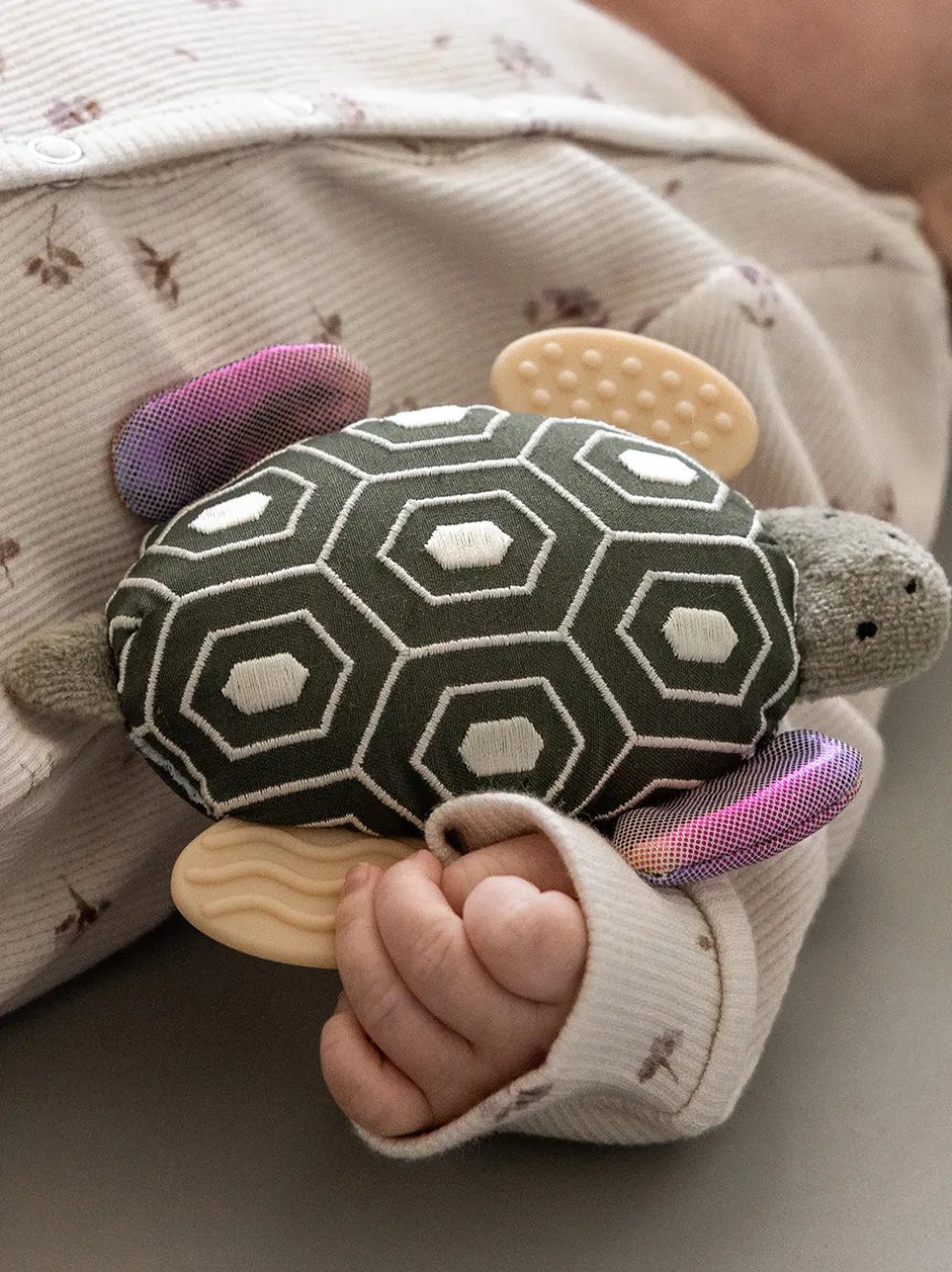 Sensoryczna zabawka z lusterkiem Turbo Turtle