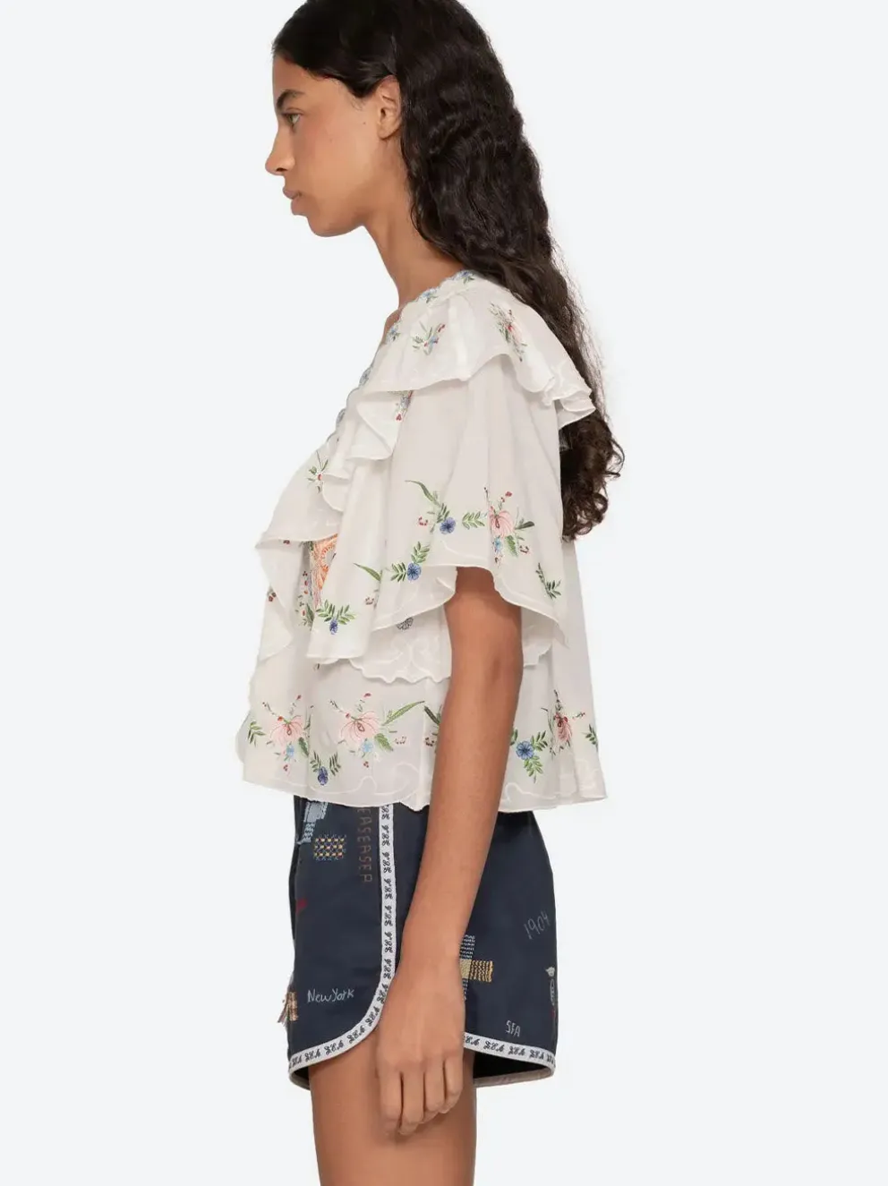 Serafina Embroidery Top