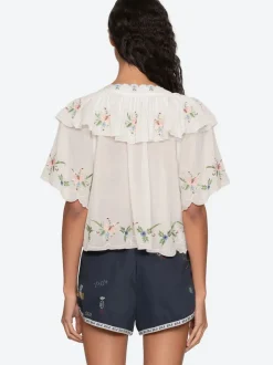 Serafina Embroidery Top