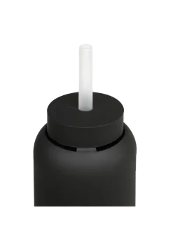Silikonowa nasadka z rurką do butelek Bink Black