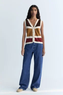 Skórzana kamizelka Arlet Woman Waistcoat