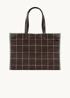 Skórzana torba Check Tote