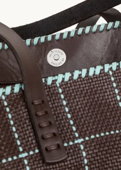 Skórzana torba Check Tote