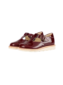 Skórzane buty lakierki Rosie T-bar shoe
